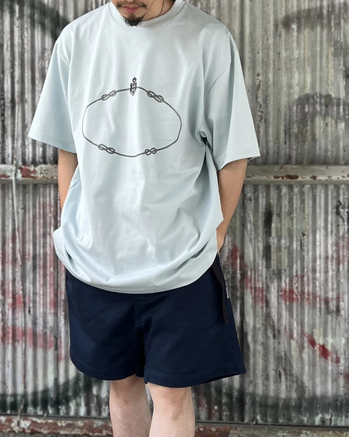 GOD SELECTION XXX / Back logo Cotton Easy shorts (GX-S26-SP-03)