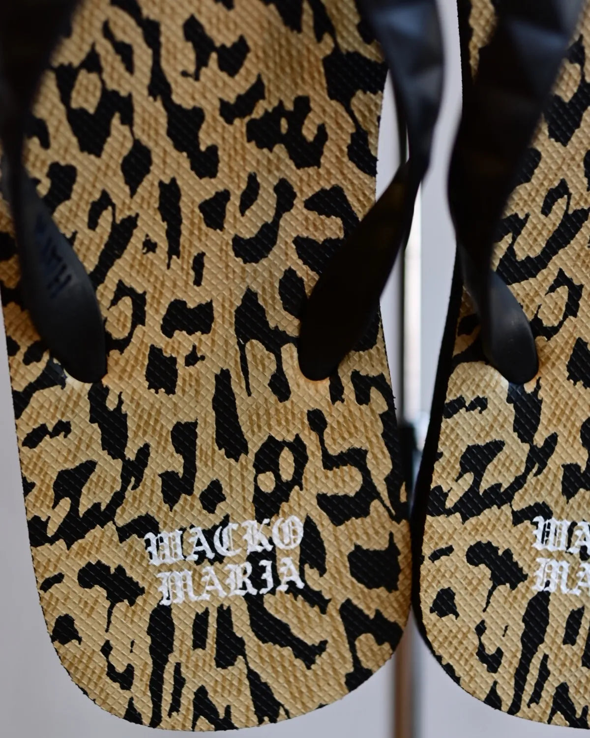 WACKO MARIA × HAYN / LEOPARD BEACH SANDALS (WMGP-HAYN-BS19)