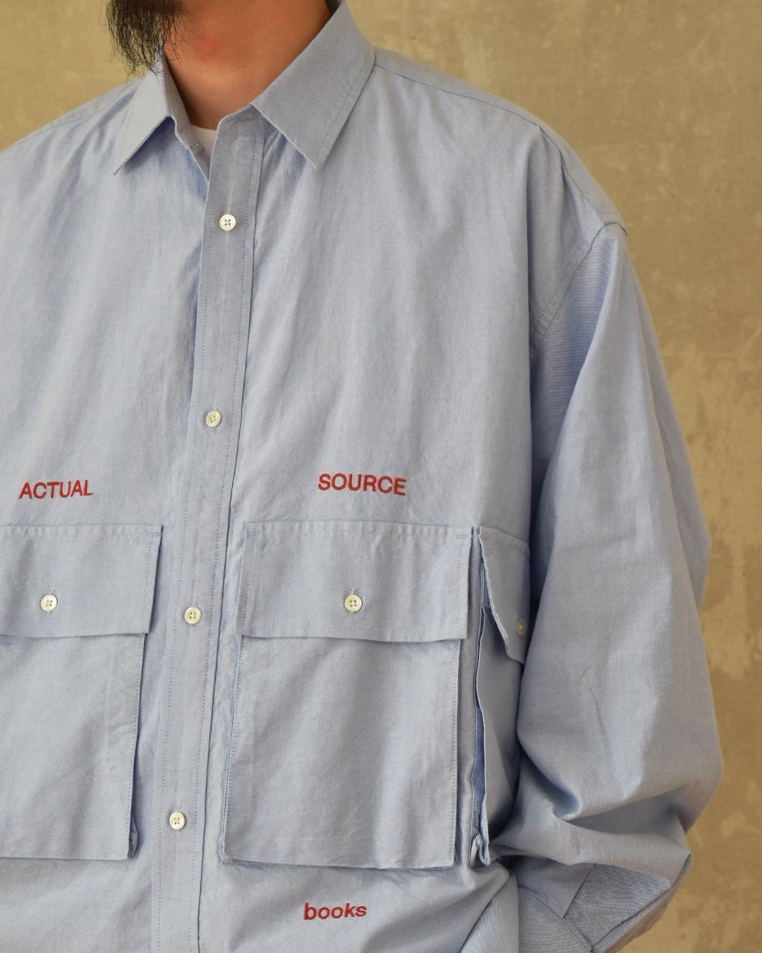 FreshService / AS × FS OXFORD FLAP POCKET L/S SHIRT