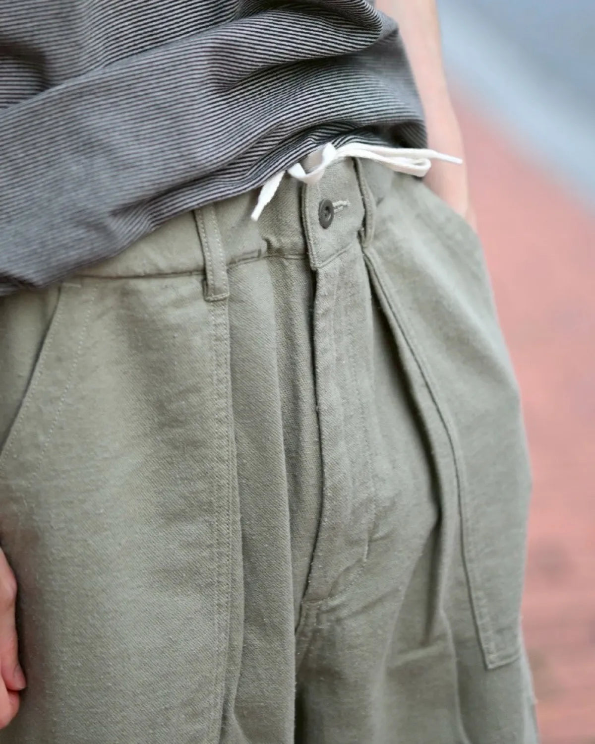 nanamica / Silk Nep Cotton Twill Deck Pants (S26SC032)