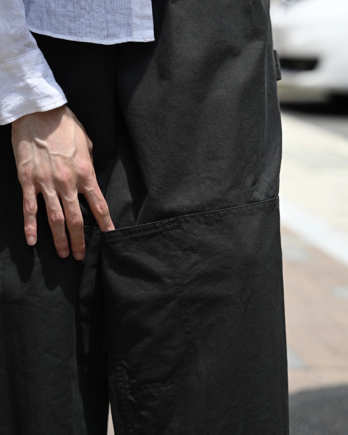 blurhms / Cotton Serge Work Pants (BHS25F028)