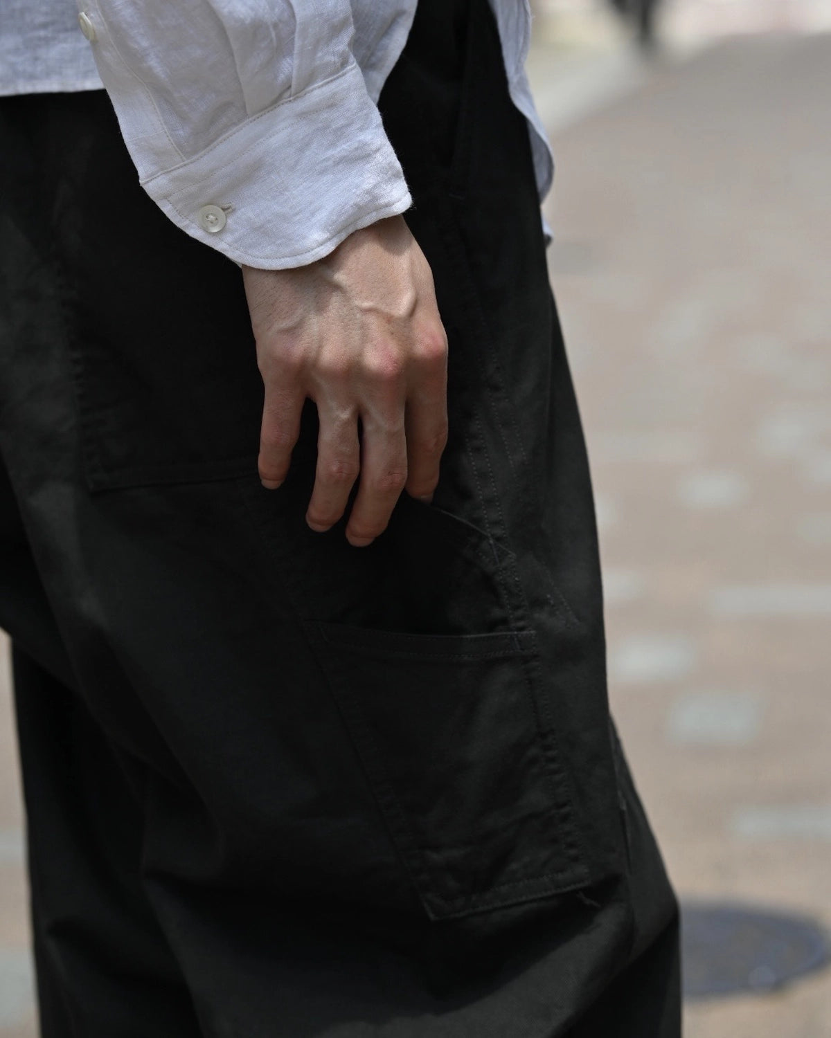 blurhms / Cotton Serge Work Pants (BHS25F028)
