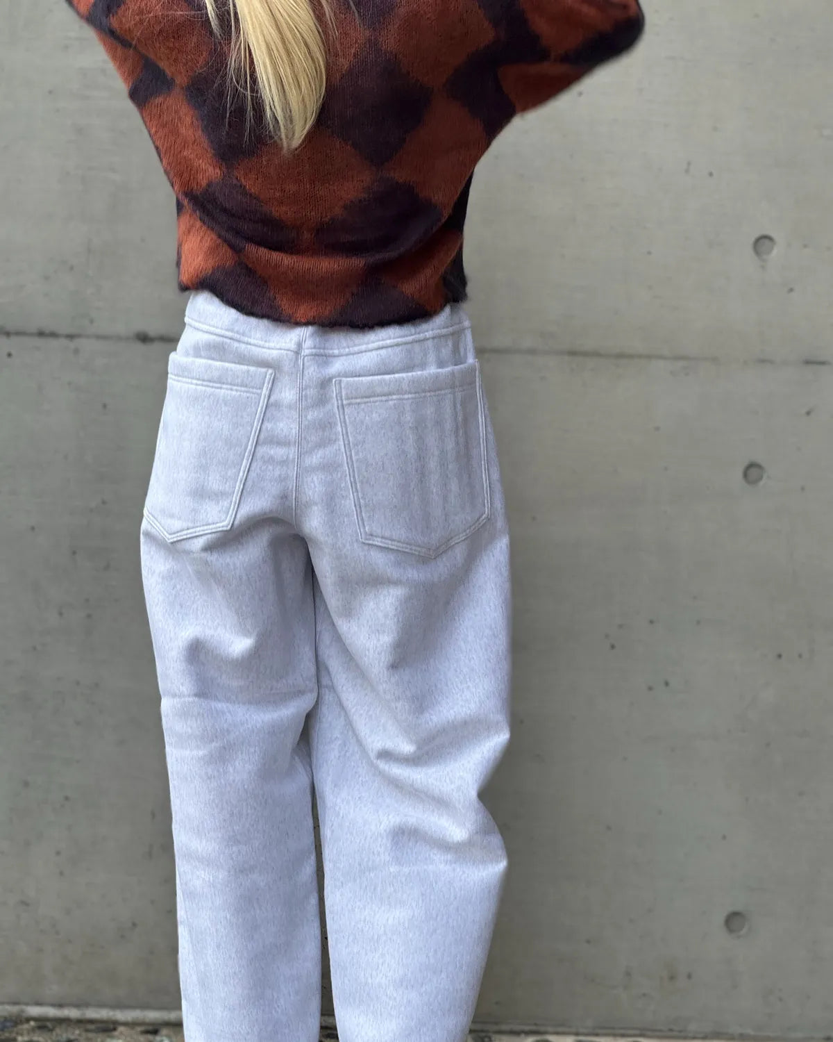 PHEENY / Athletic Fleece Tucked Wide Sweat Pants (PA26-CS04)