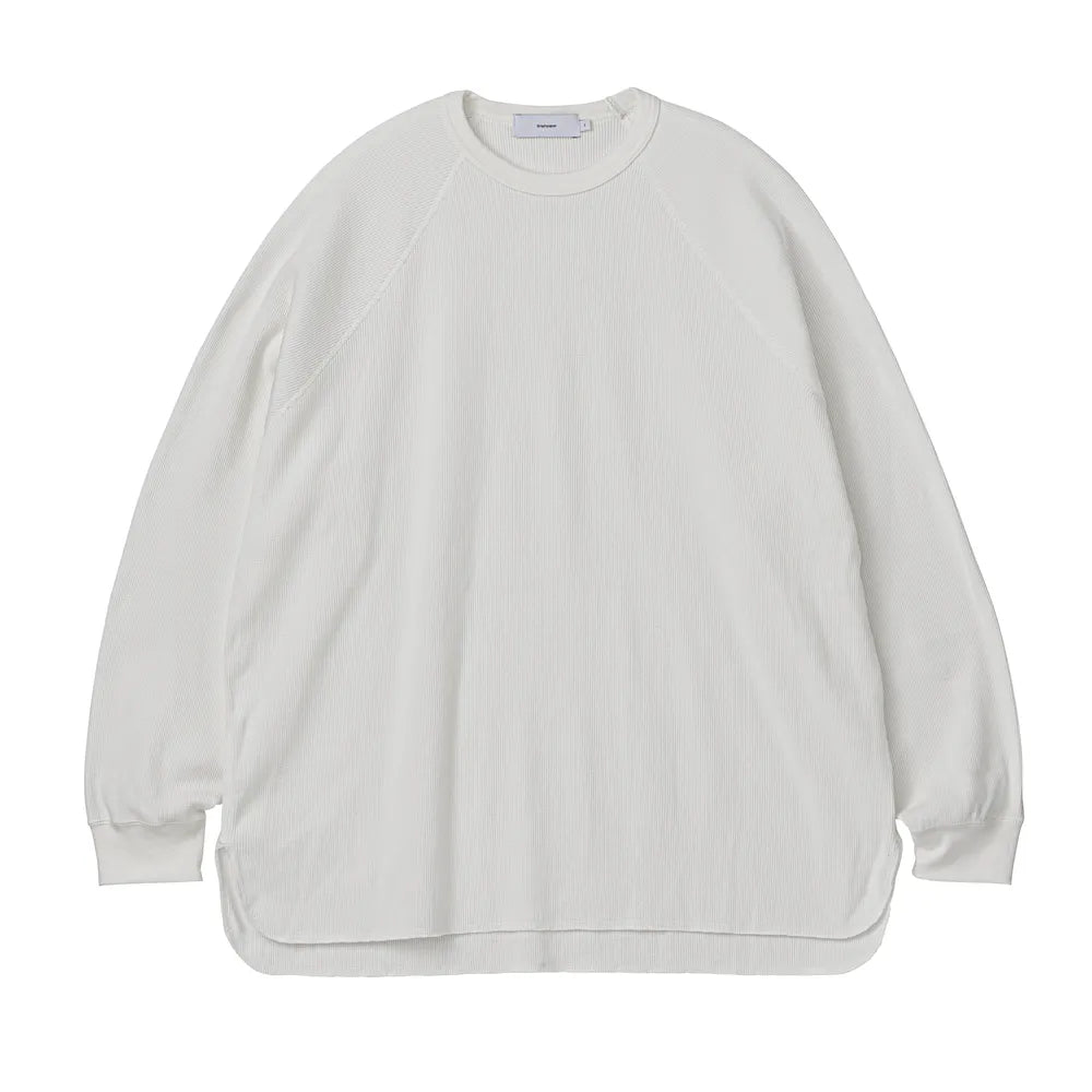 Graphpaper / Waffle L/S Crew Neck Tee (GU241-70135B)