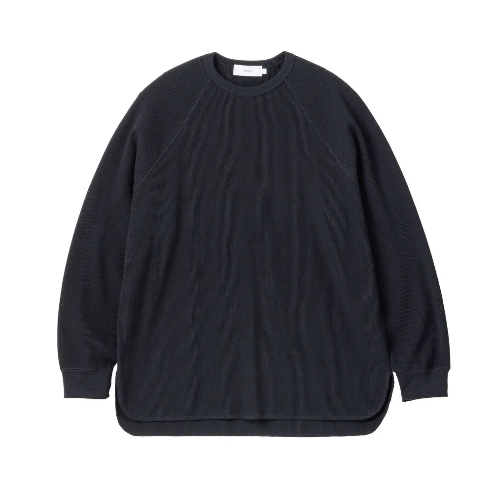 Graphpaper / Waffle L/S Crew Neck Tee (GU241-70135B)
