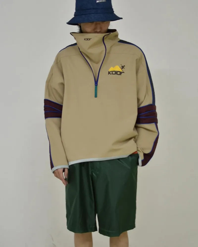 kolor / HALF ZIP JERSEY (24SCM-B01101)