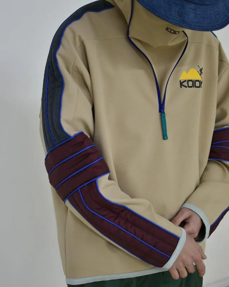 kolor / HALF ZIP JERSEY (24SCM-B01101)