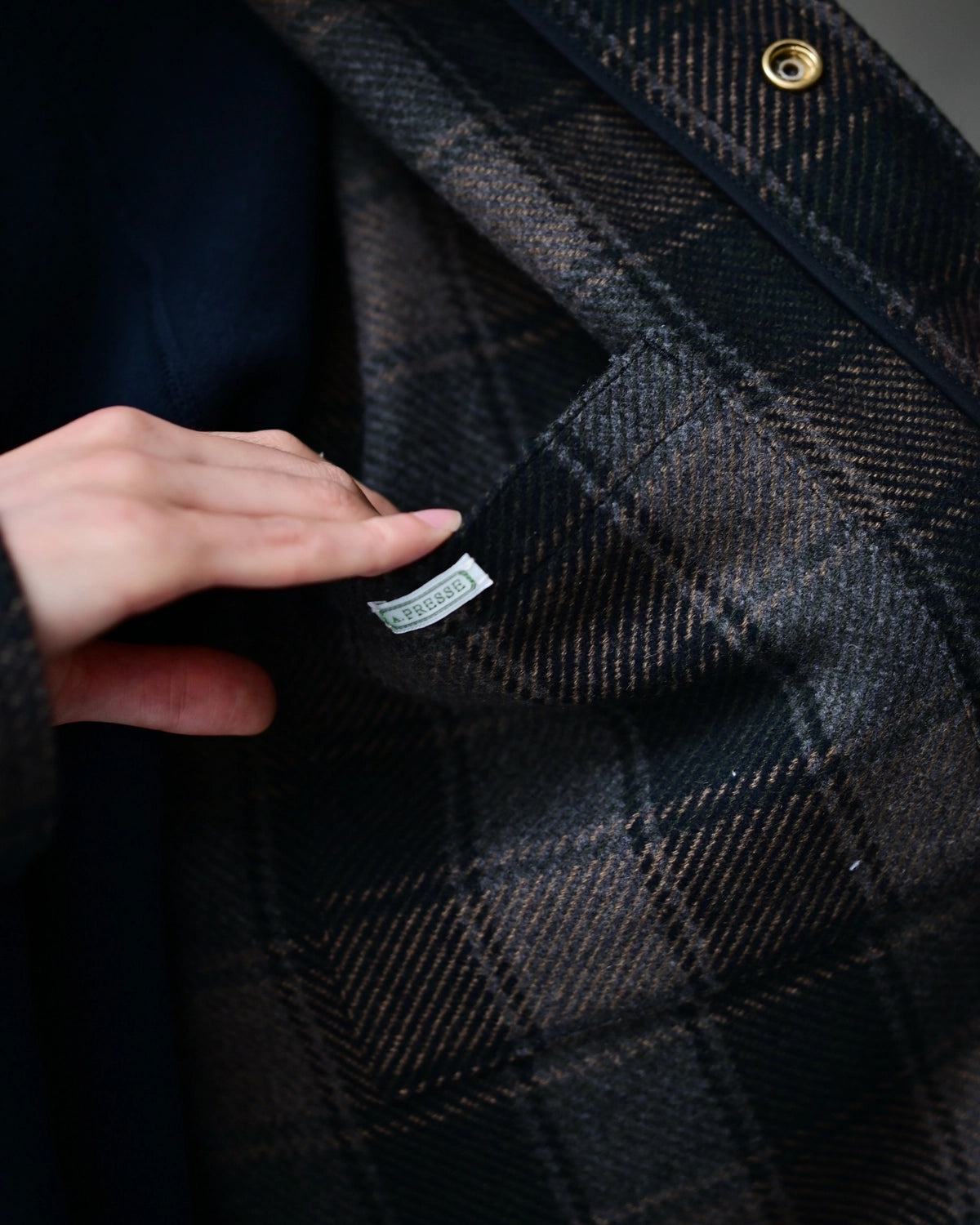 A.PRESSE / Wool Cashmere CPO Shirt (26AAP-02-10)