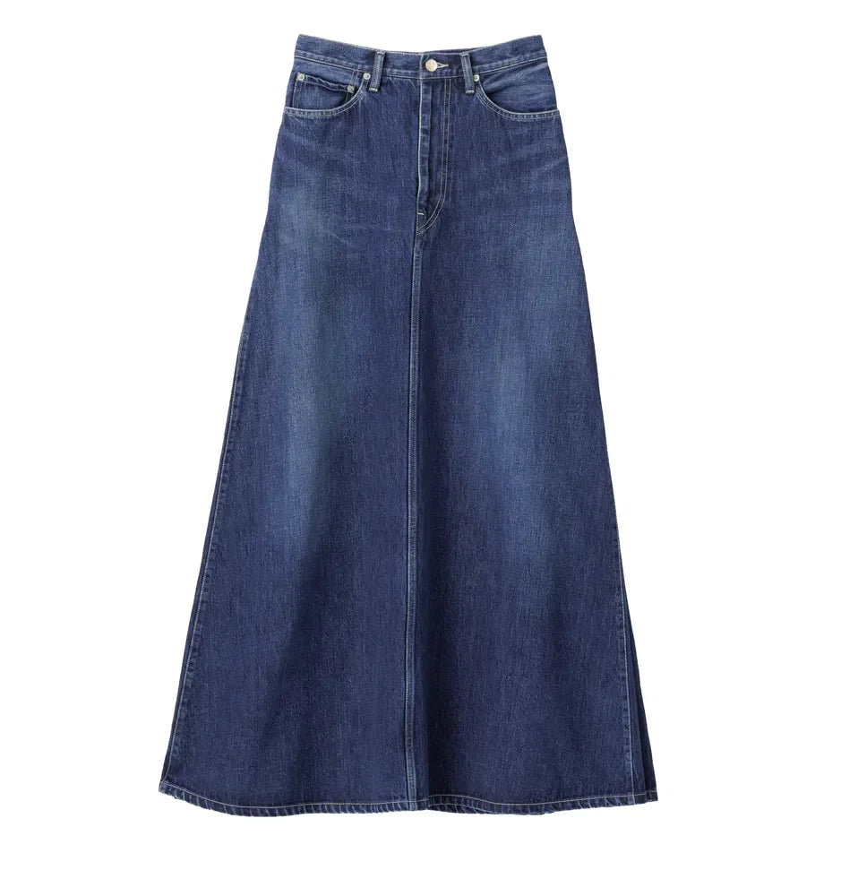 Graphpaper の Selvage Denim Skirt (DARK FADE)