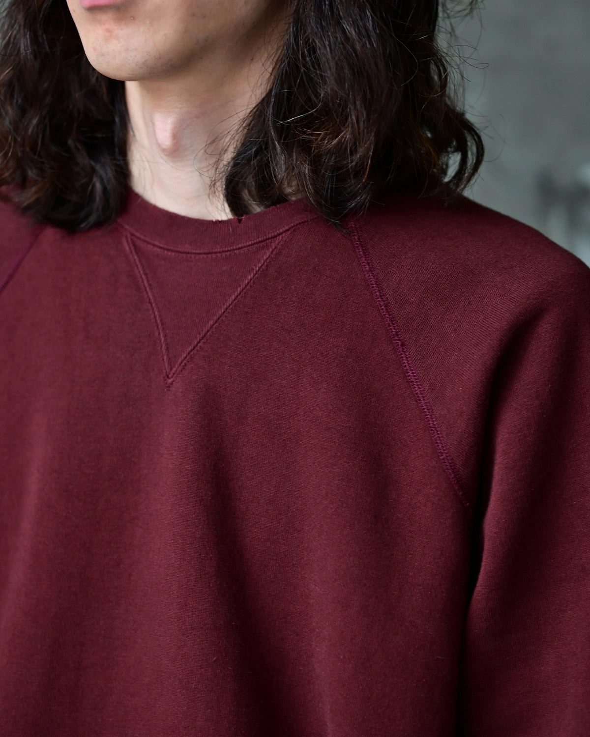 A.PRESSE / Vintage Double V Sweatshirt (26AAP-05-16)