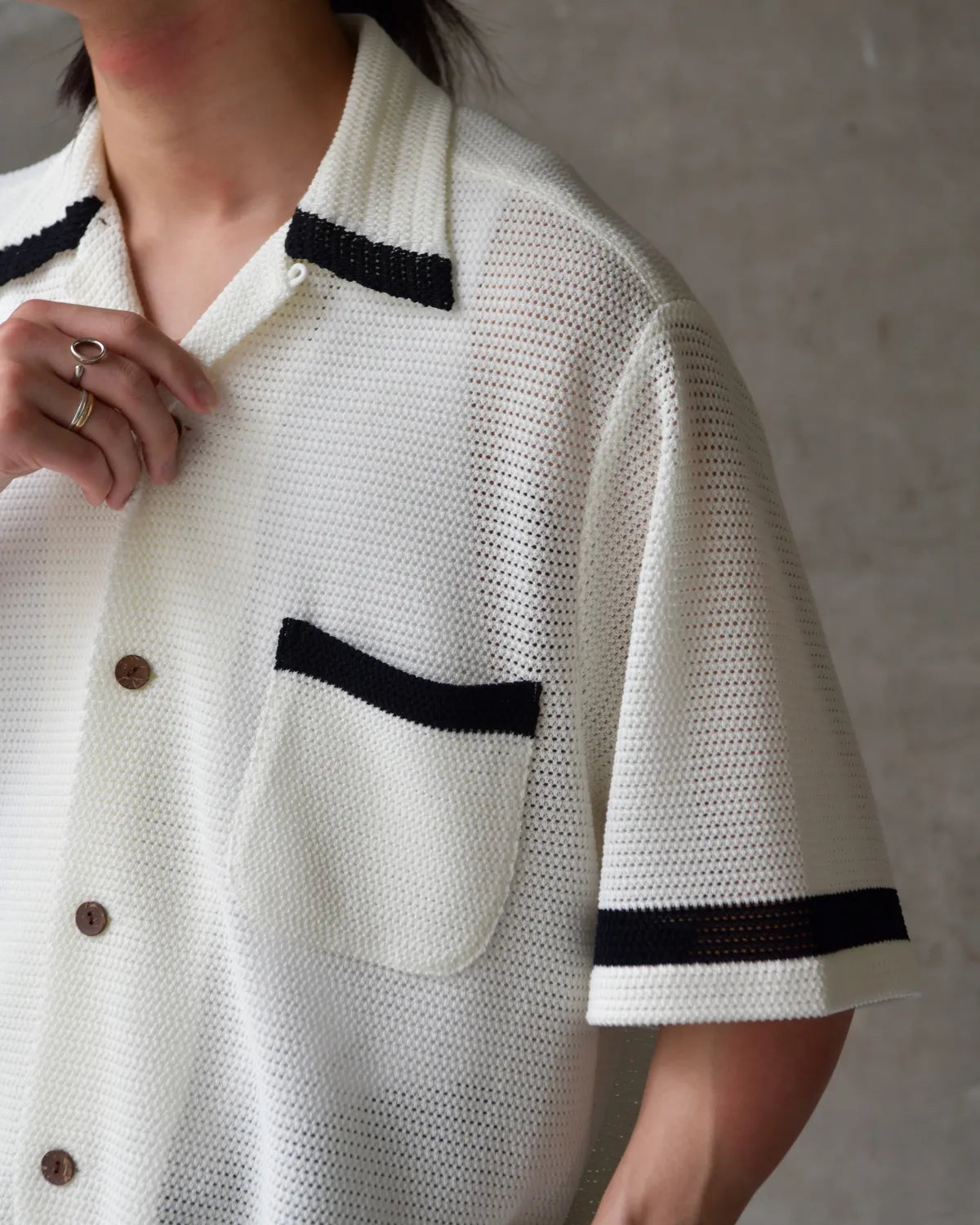 WACKO MARIA / KNIT SHIRT -TYPE-2- (26SS-WMK-KN02)