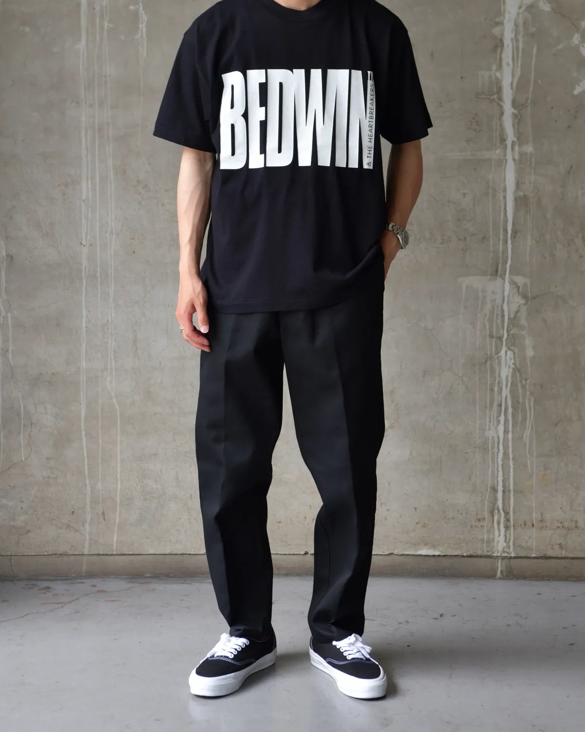 BEDWIN & THE HEARTBREAKERS / S/S PRINTED TEE "TYO Tee" (26SB2251)