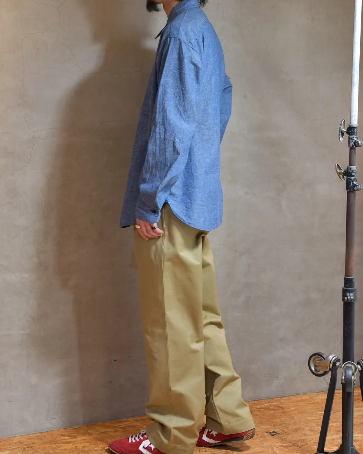 BIG YANK / Y1942 CHAMBRAY SHIRT (602-261-01)