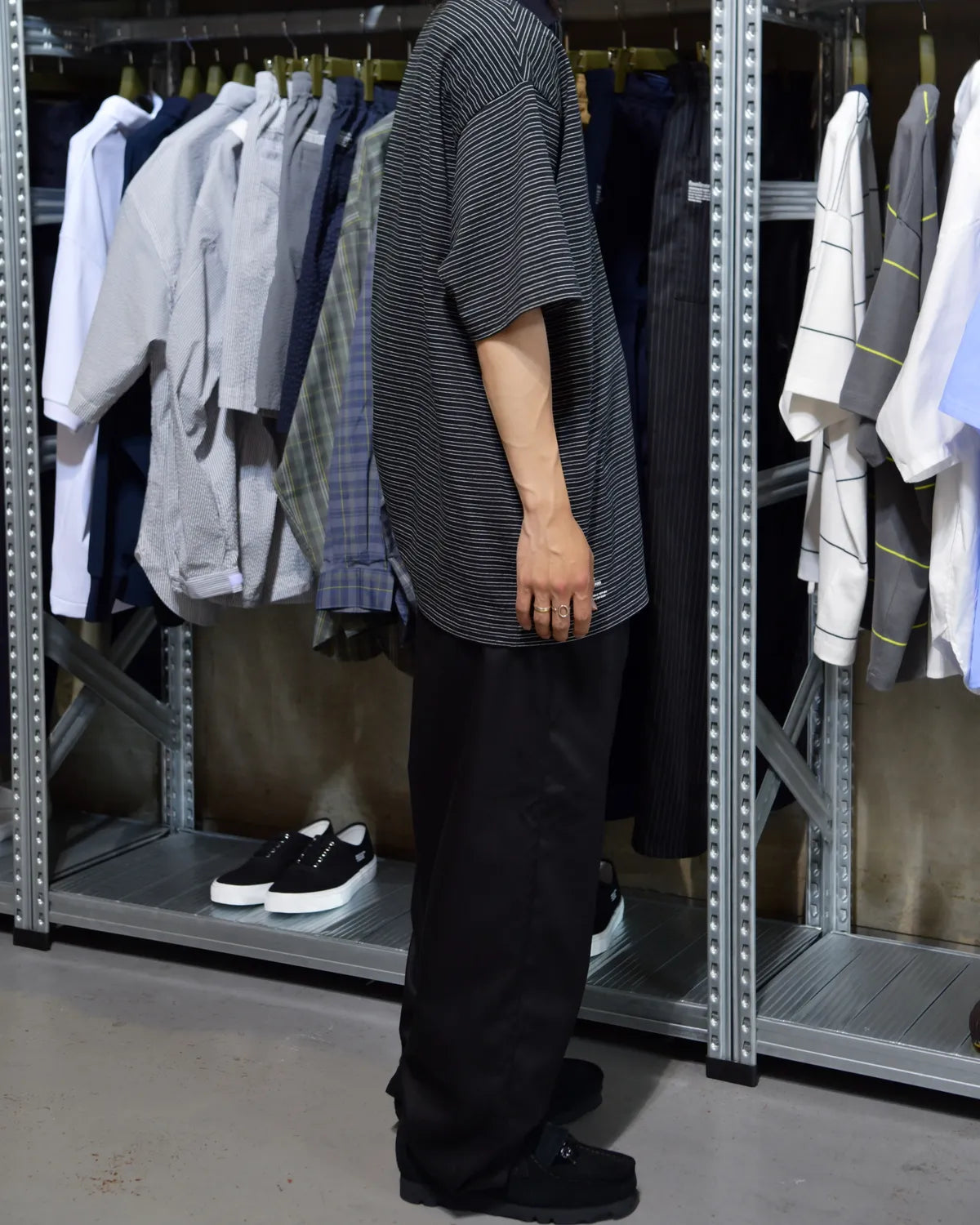 FreshService / CONPACT DRY BORDER V-NECK POLO (FSC262-70120)