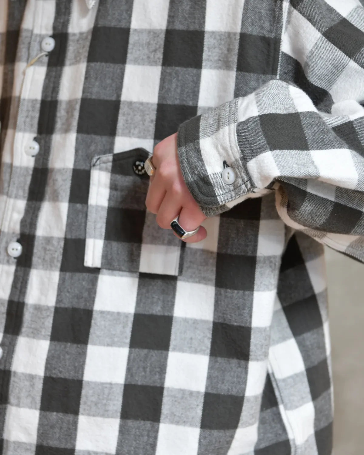 BIG YANK / Y1945 FLANNEL SHIRT BLOCK CHECK (602-261-04)
