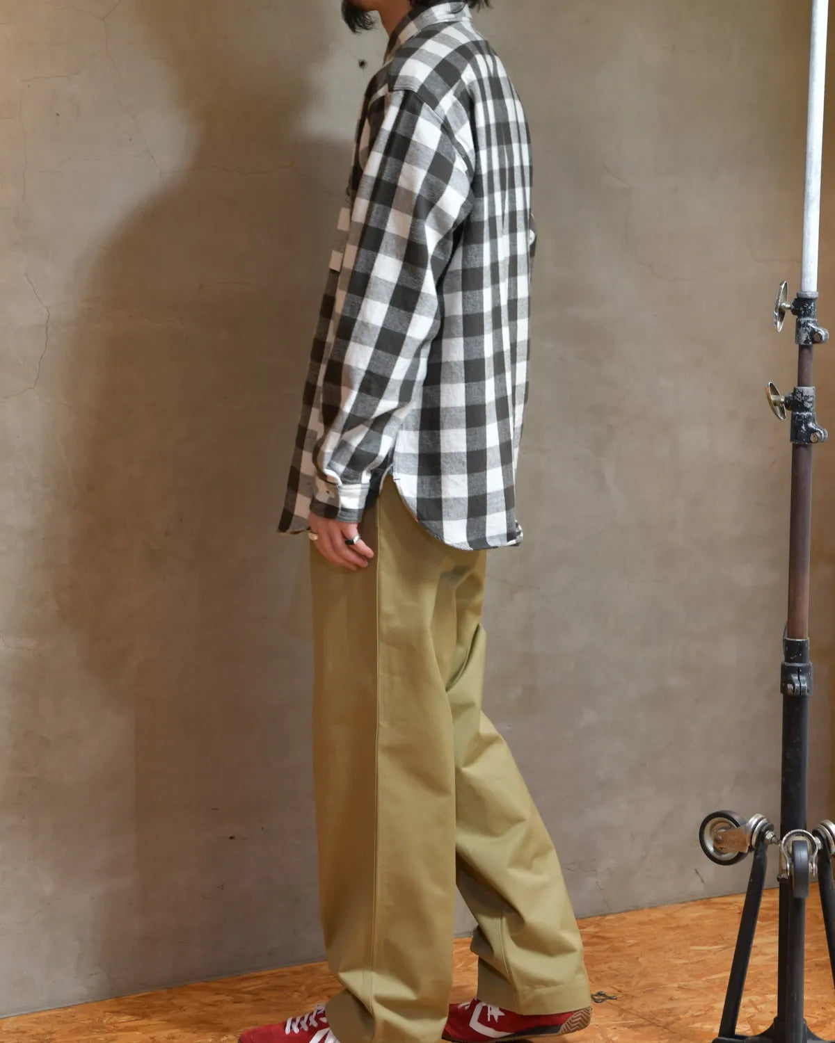 BIG YANK / Y1945 FLANNEL SHIRT BLOCK CHECK (602-261-04)