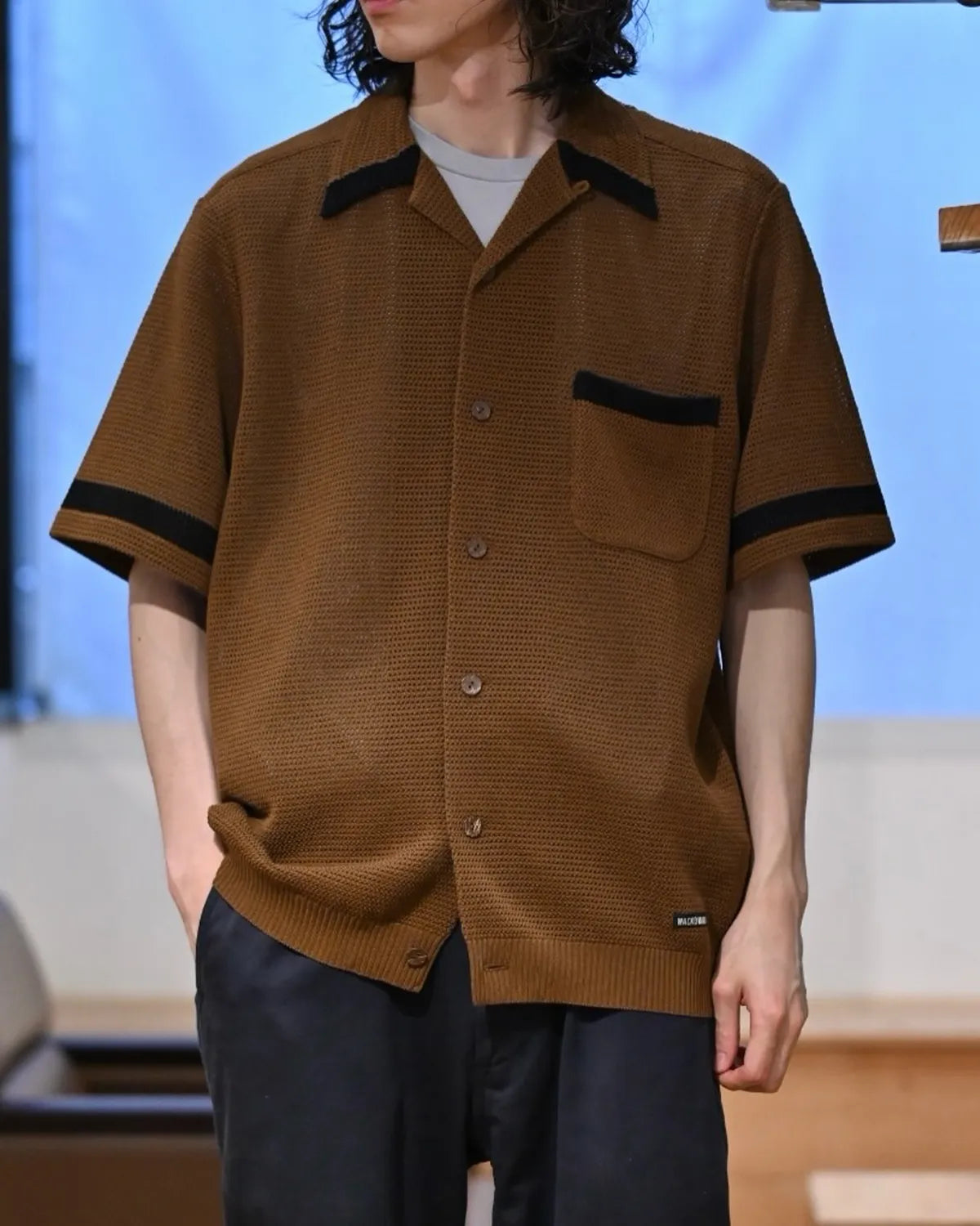 WACKO MARIA / KNIT SHIRT -TYPE-2- (26SS-WMK-KN02)