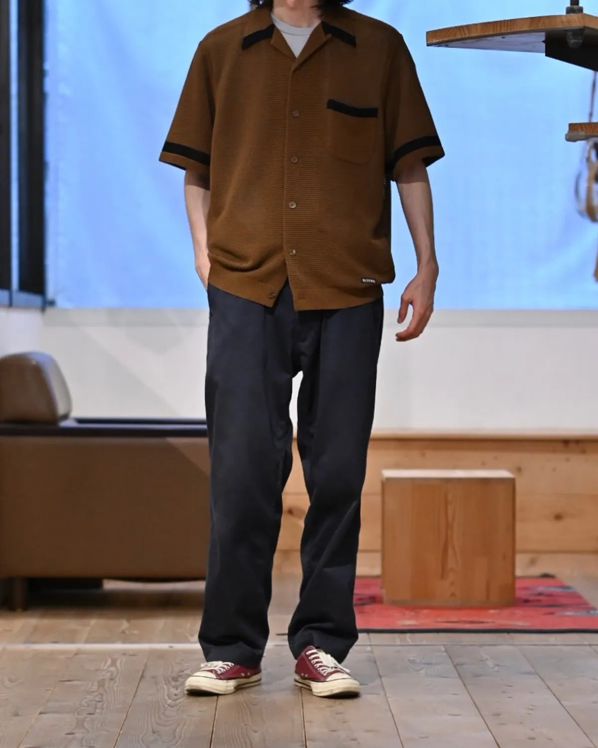 WACKO MARIA / KNIT SHIRT -TYPE-2- (26SS-WMK-KN02)