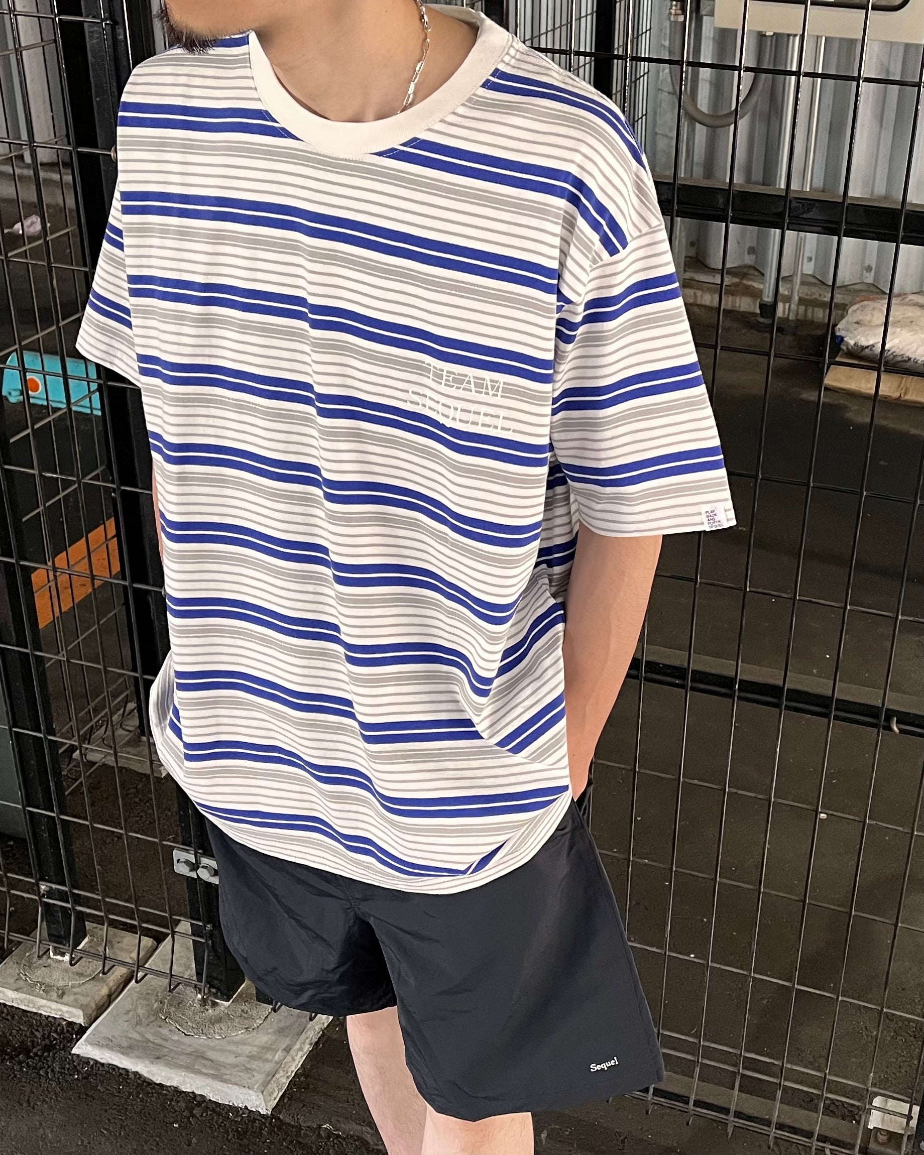 SEQUEL / BORDER T-SHIRT (SQ-26SS-CS-07)