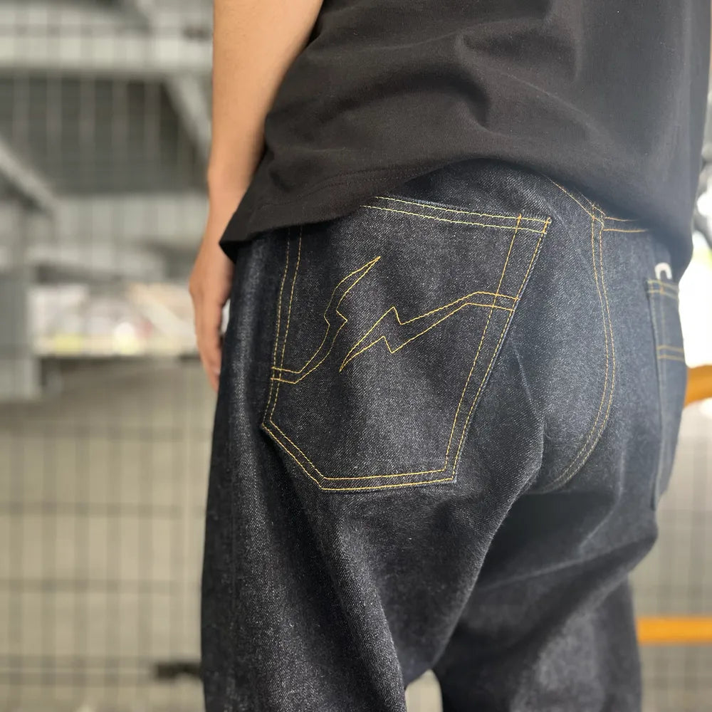SEQUEL / × FRAGMENT RIGID DENIM PANTS