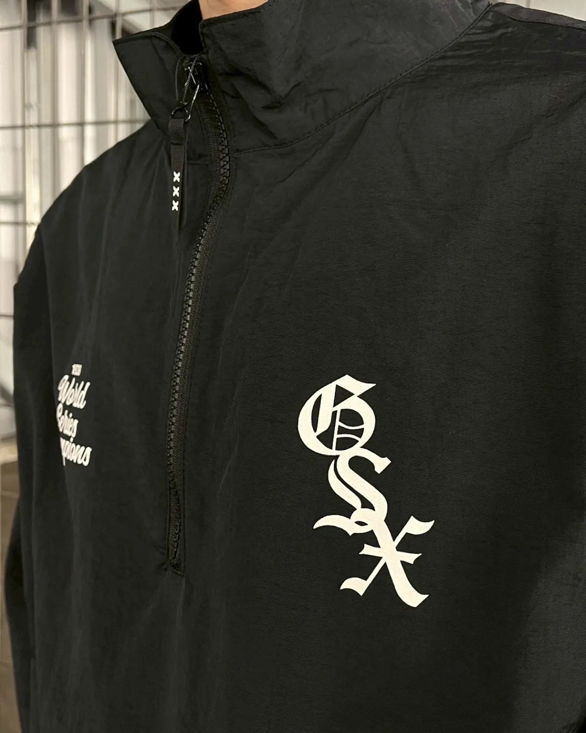 GOD SELECTION XXX / GSX Logo Half-Zip Pullover Track Jacket (GX-S26-JK-01)