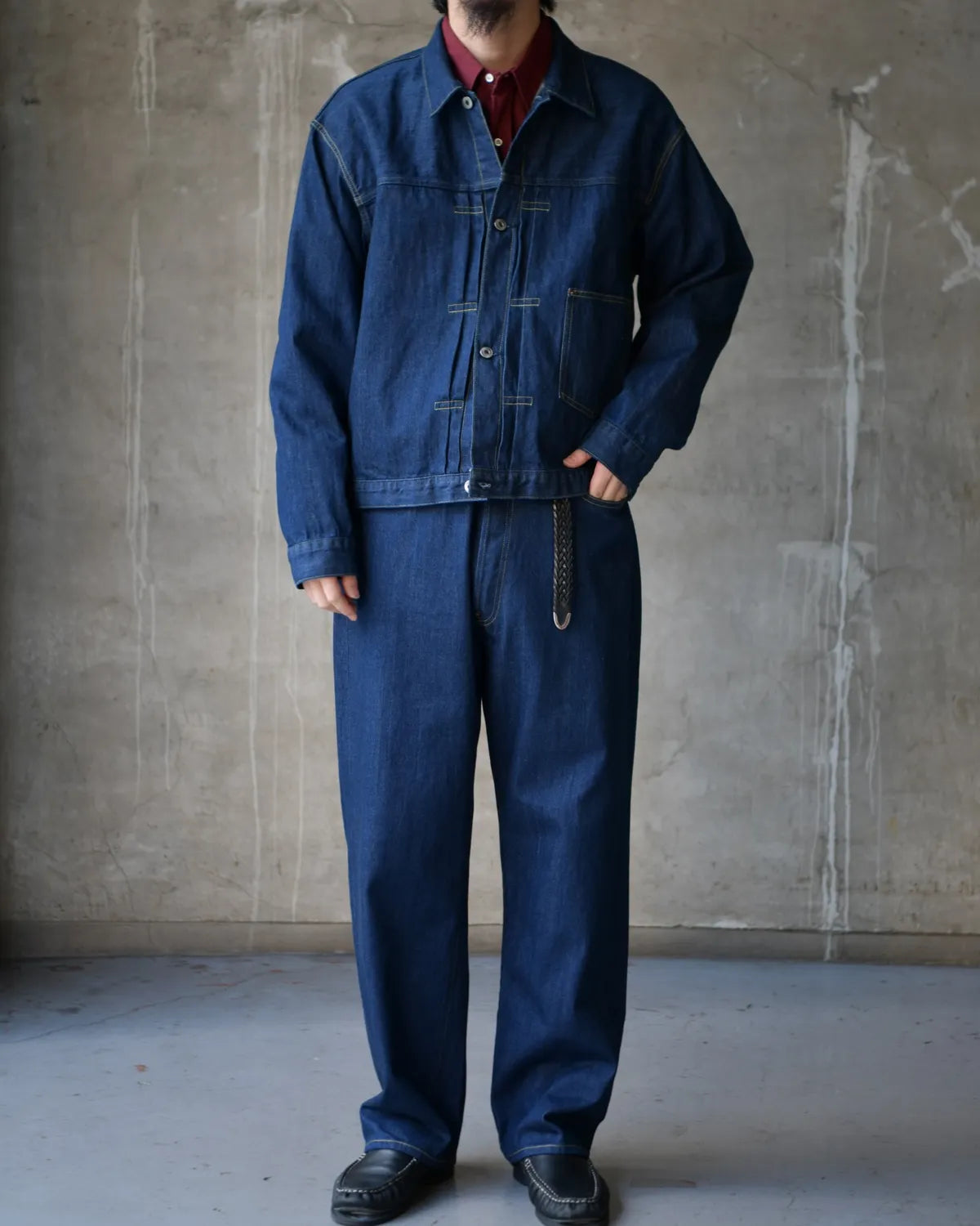 A.PRESSE / No.22 Washed Wide Denim Pants (26SAP-04-27)