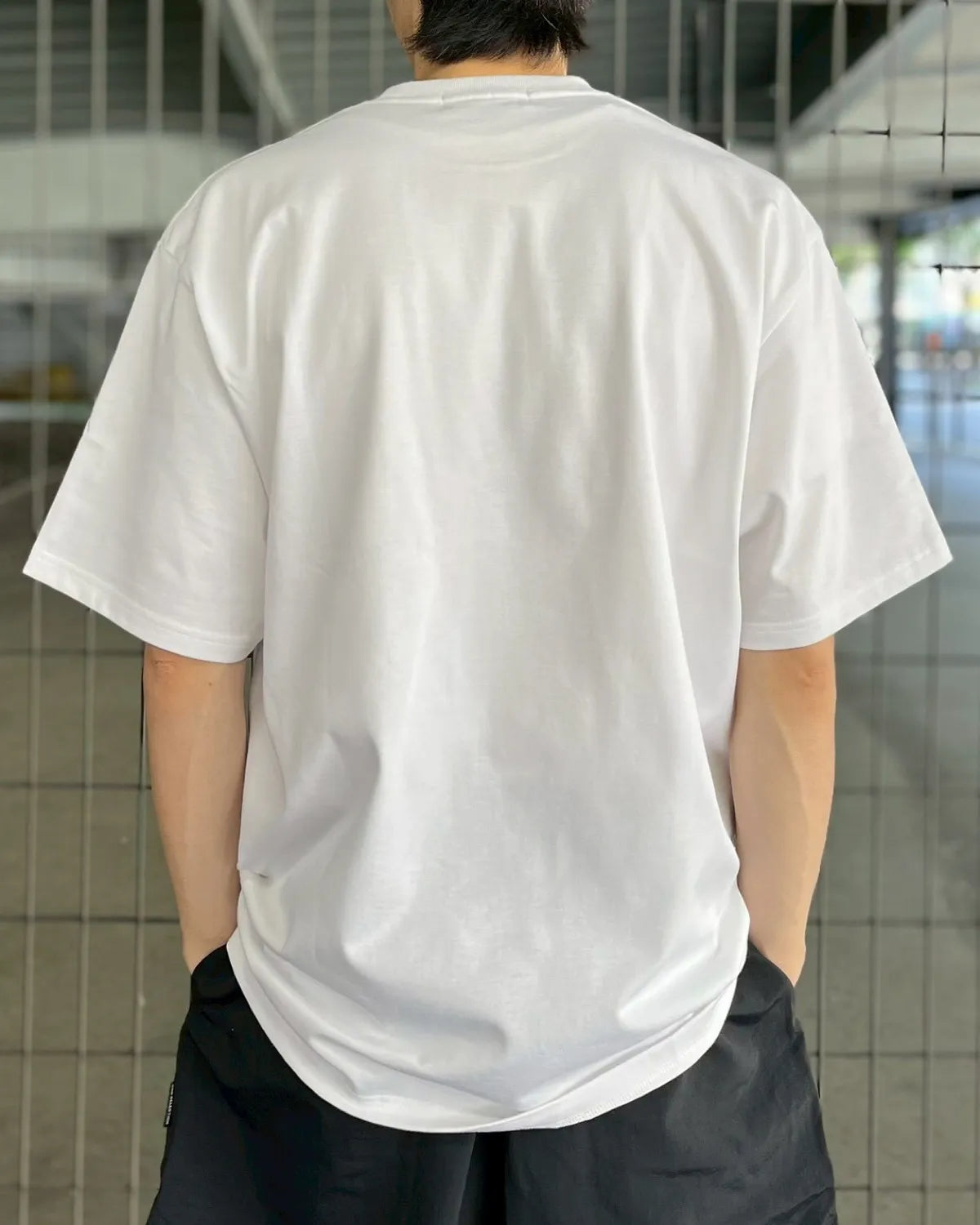 GOD SELECTION XXX / XXX Pink Box Logo Monochrome Photo Tee (GX-S26-ST-07)