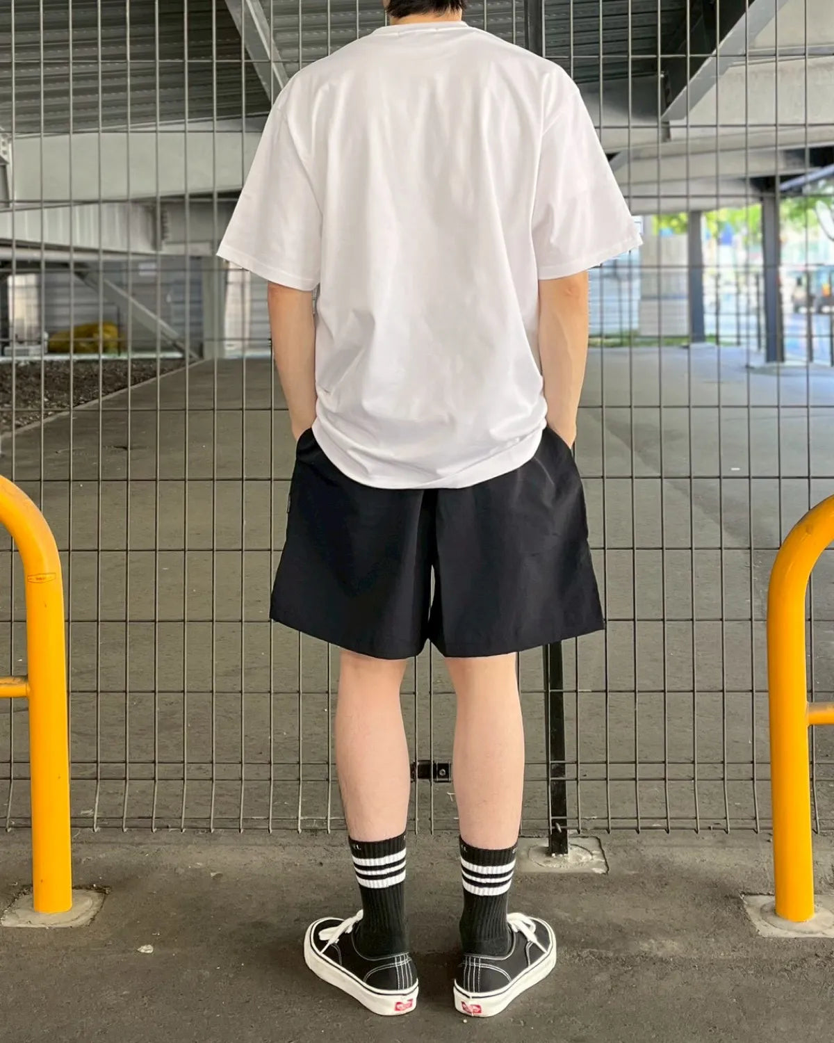 GOD SELECTION XXX / XXX Pink Box Logo Monochrome Photo Tee (GX-S26-ST-07)