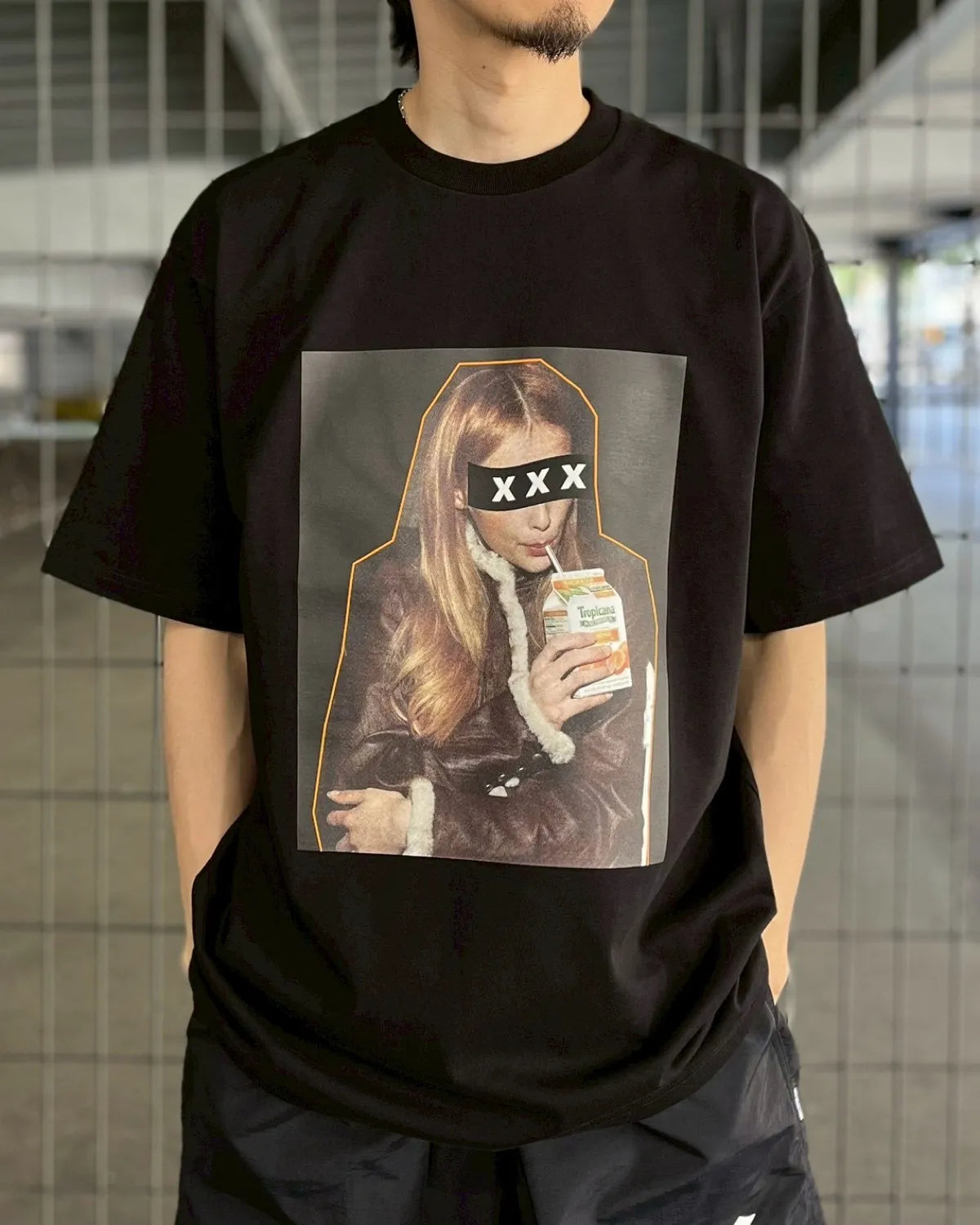 GOD SELECTION XXX / XXX Box Logo Juice Photo Tee (GX-S26-ST-04)