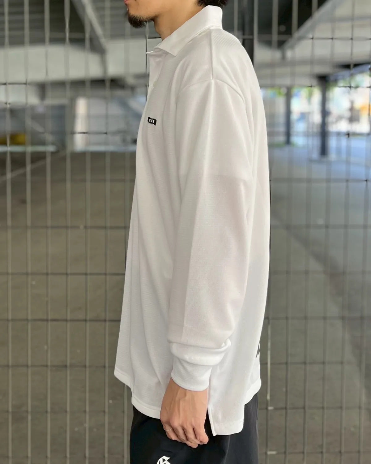 GOD SELECTION XXX / Mini Box Logo Long Sleeve Polo (GX-S26-CS-04)