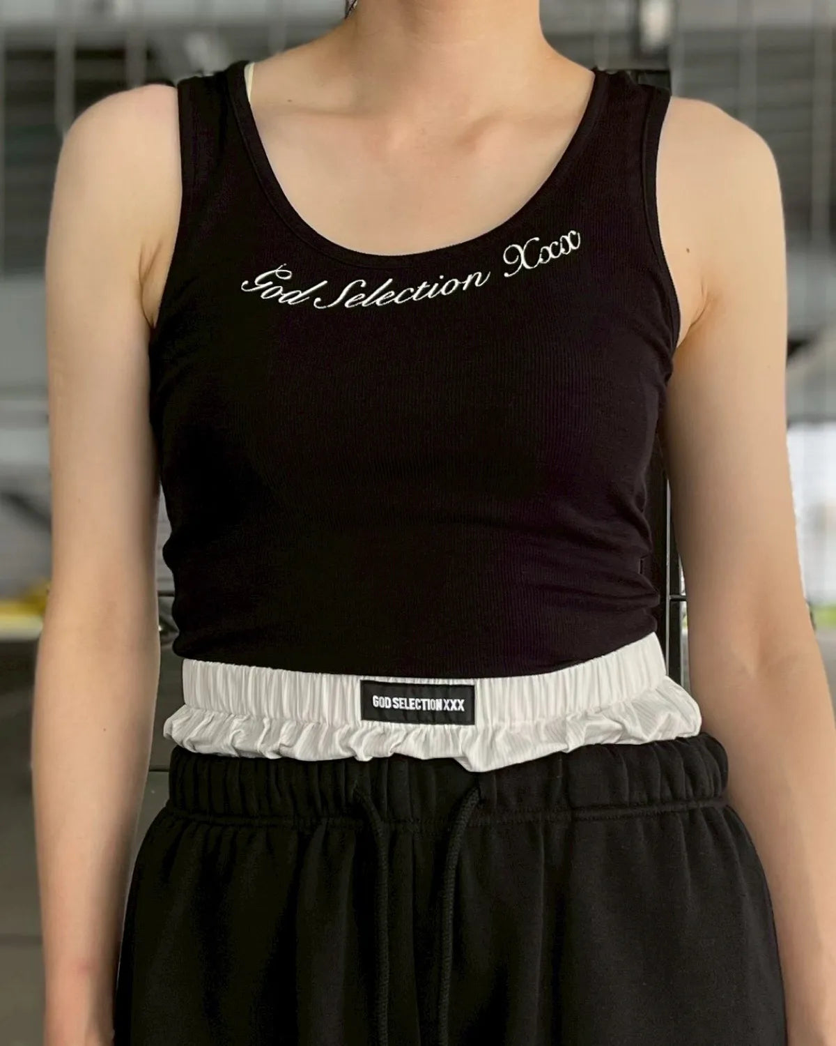 GOD SELECTION XXX / Script Logo Tank Top (GXL-S26-CS-04)