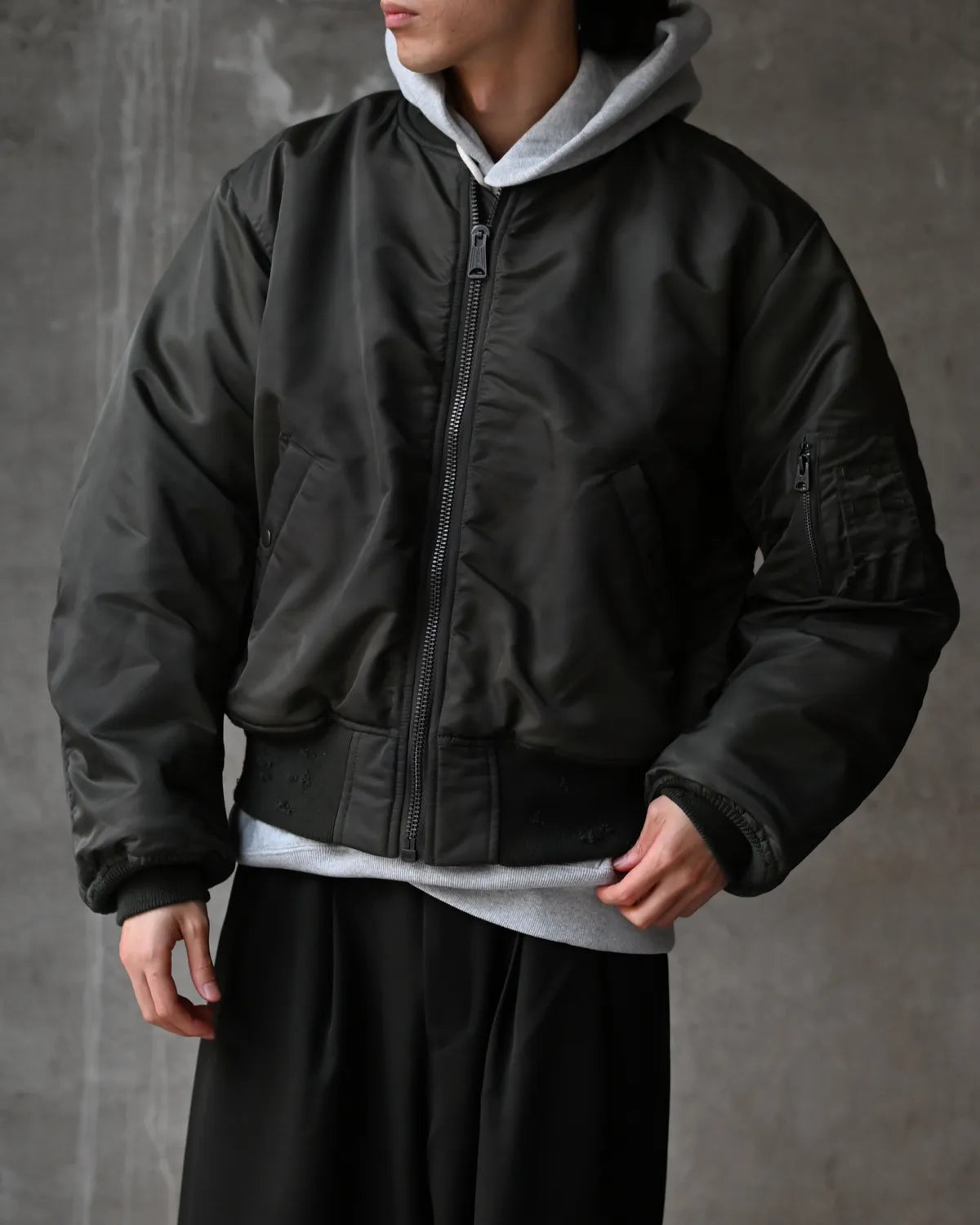 BEDWIN & THE HEARTBREAKERS × MIYAGIHIDETAKA / Ex. MA-1 JACKET "DUFFY" (26AB5669)