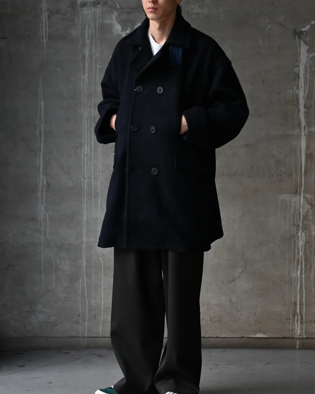 is-ness / Peacoat (26AW_36_1008WPCOAT01)