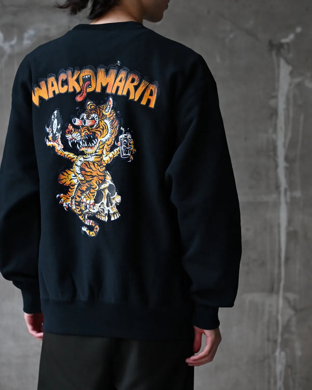 WACKO MARIA × Champion / REVERSE WEAVE CREW NECK SWEAT SHIRT (26FW-WMC-CP04)