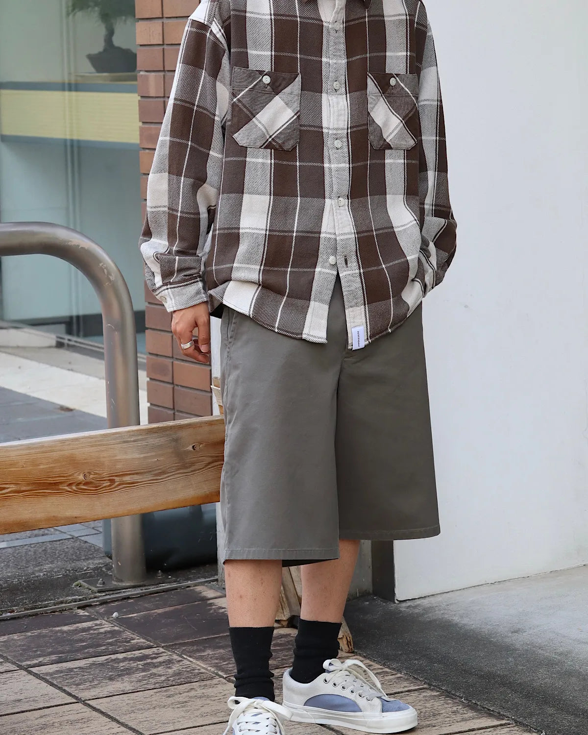 DESCENDANT / PIT TWILL SHORTS (261TQDS-PTM05)