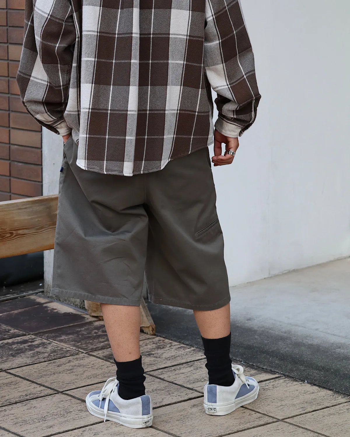 DESCENDANT / PIT TWILL SHORTS (261TQDS-PTM05)
