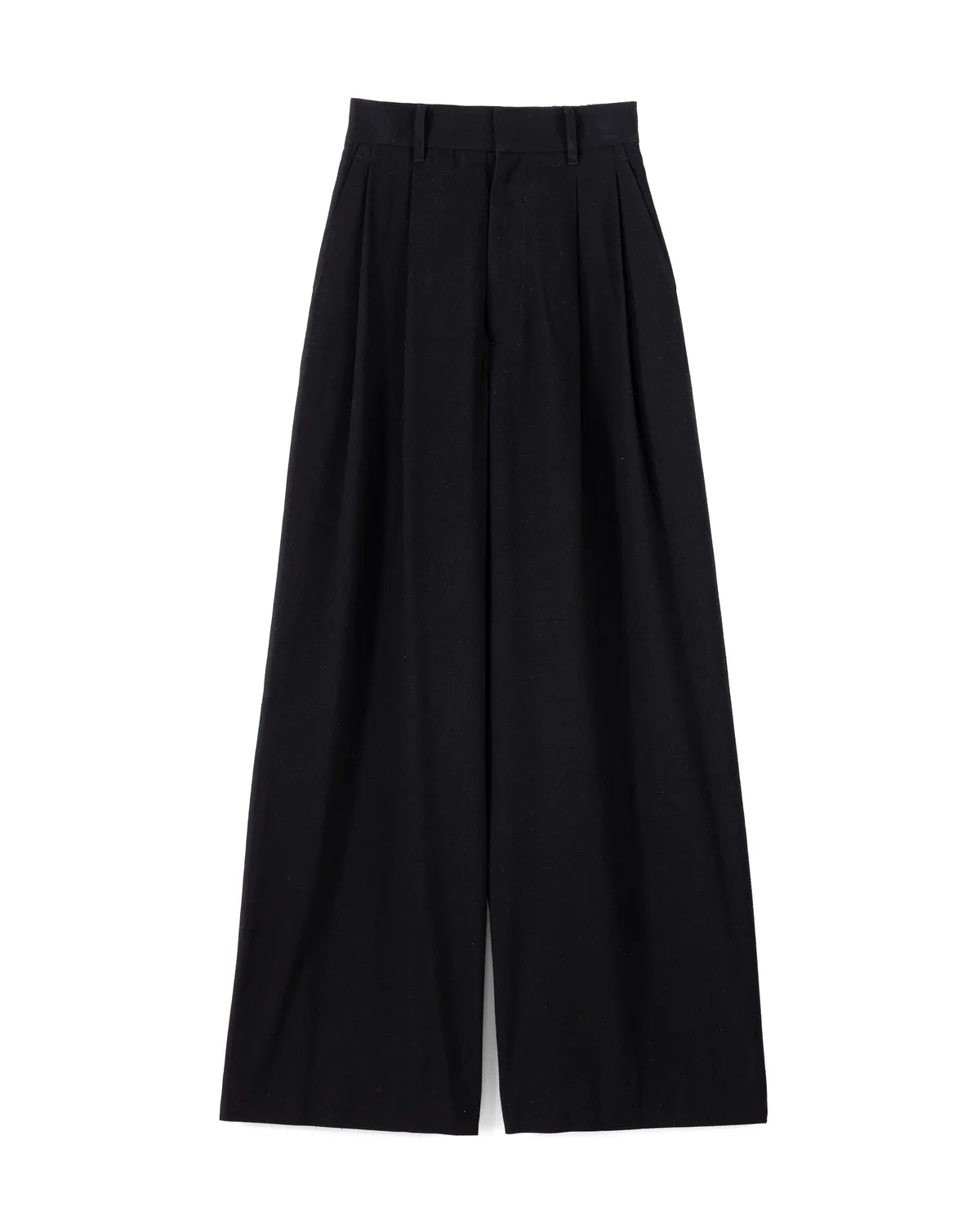 Graphpaper / Silk Noil Viscose Two Tuck Wide Pants (GL251-40051)