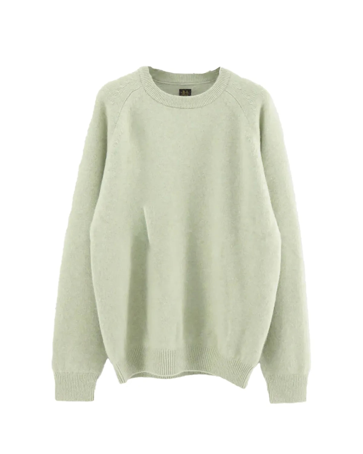 BATONER / CASHMERE FOX TENJIKU RAGRAN CREW NECK (BN-25FM-056)