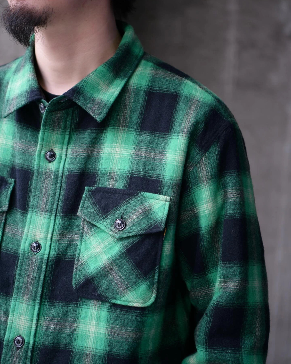 RATS / WOOL CHECK SHIRT JKT (25'RS-1104)