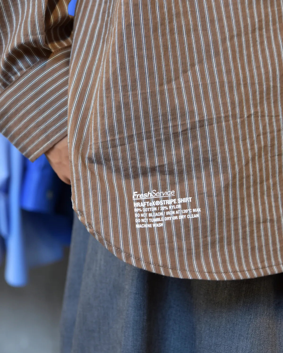 FreshService / HRAFTeX® L/S STRIPE SHIRT (FSC262-50007)