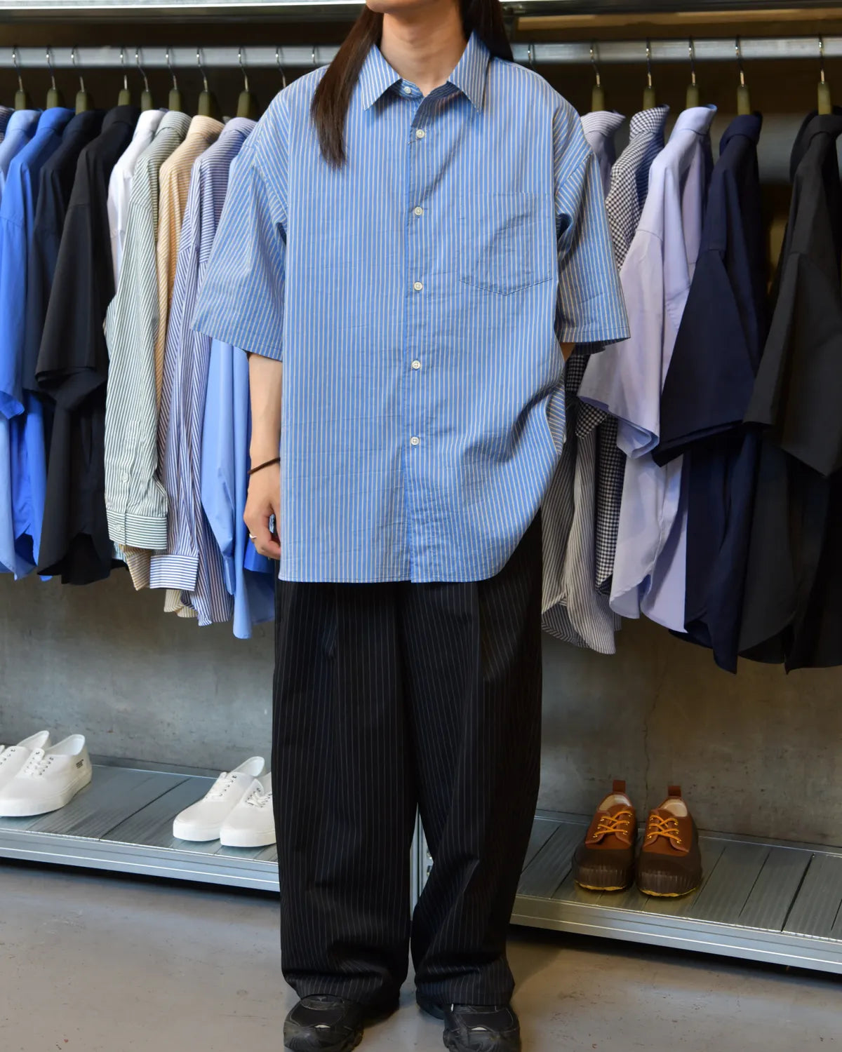 FreshService / HRAFTeX® S/S STRIPE SHIRT (FSC262-50008)