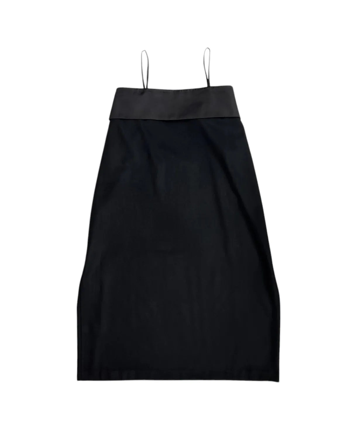 IHNN / Draped Wool Slip Dress (ID26A-OP02)