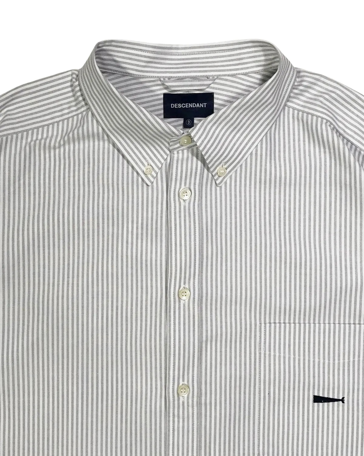 DESCENDANT / KENNEDY'S OXFORD SS STRIPE SHIRT (251CPDS-SHM06)