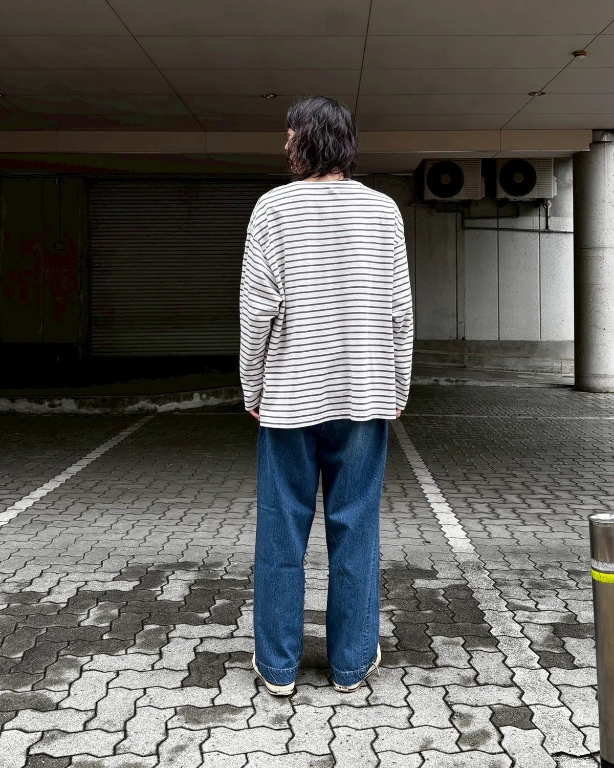 CIOTA / Border Long Sleeve Shirt (CSLM-153)