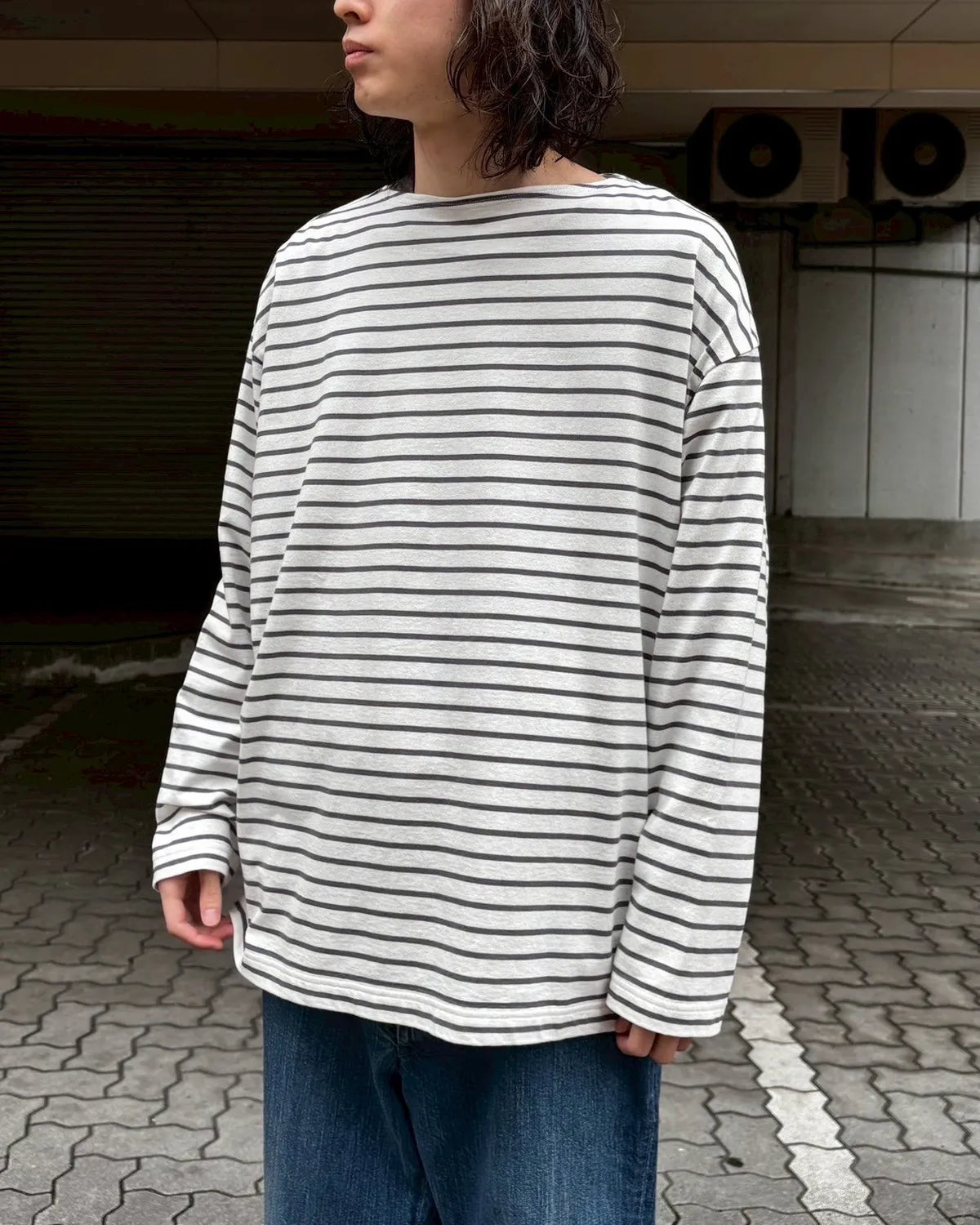 CIOTA / Border Long Sleeve Shirt (CSLM-153)