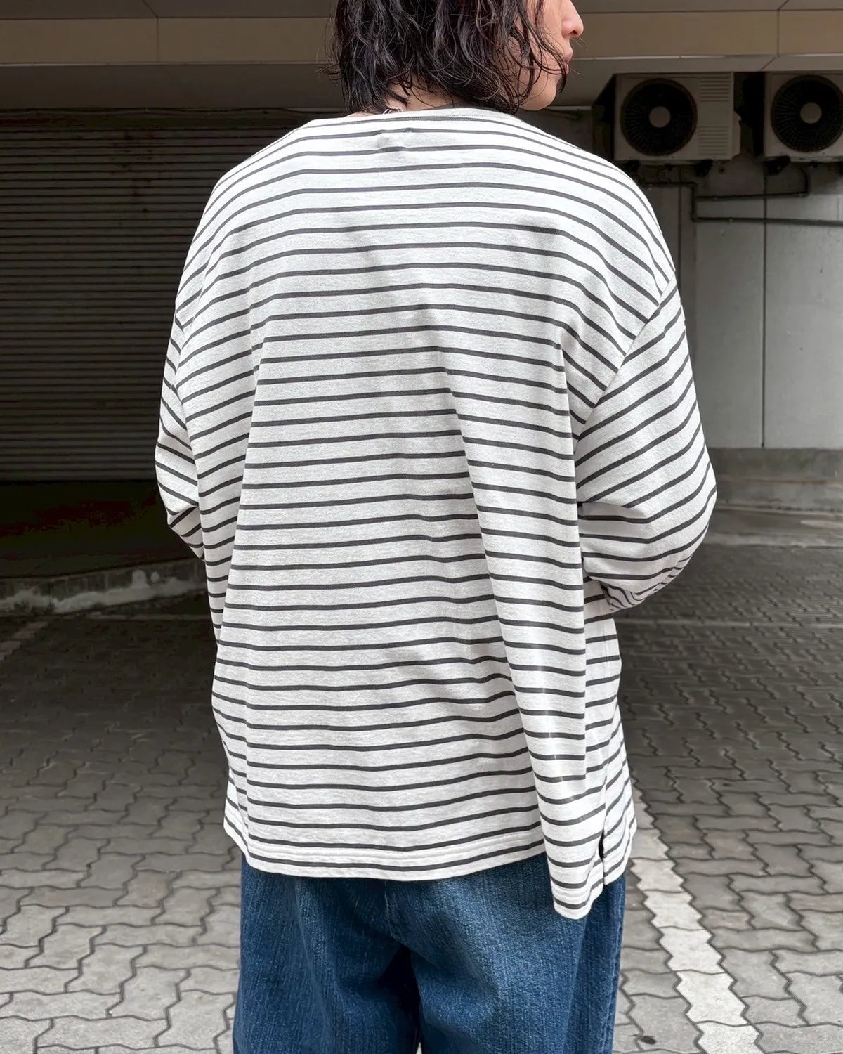 CIOTA / Border Long Sleeve Shirt (CSLM-153)