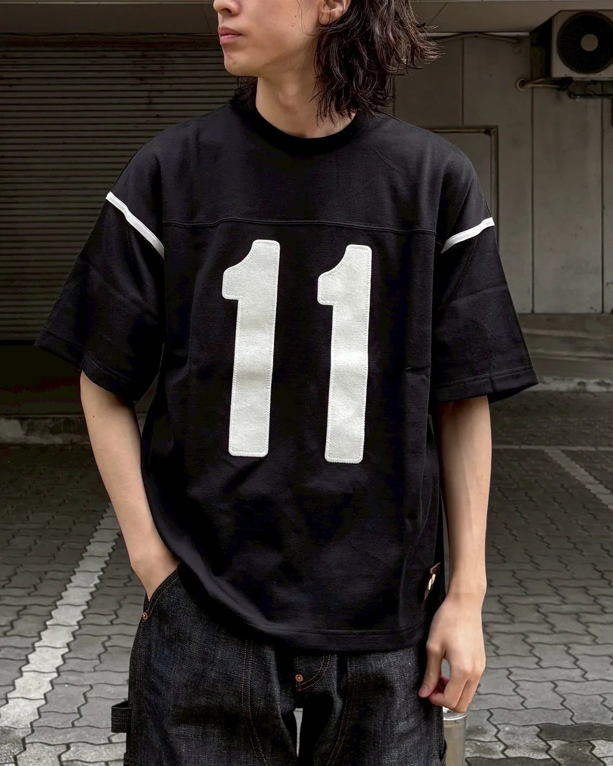 refomed / “11” FOOTBALL TEE (RECU-036)