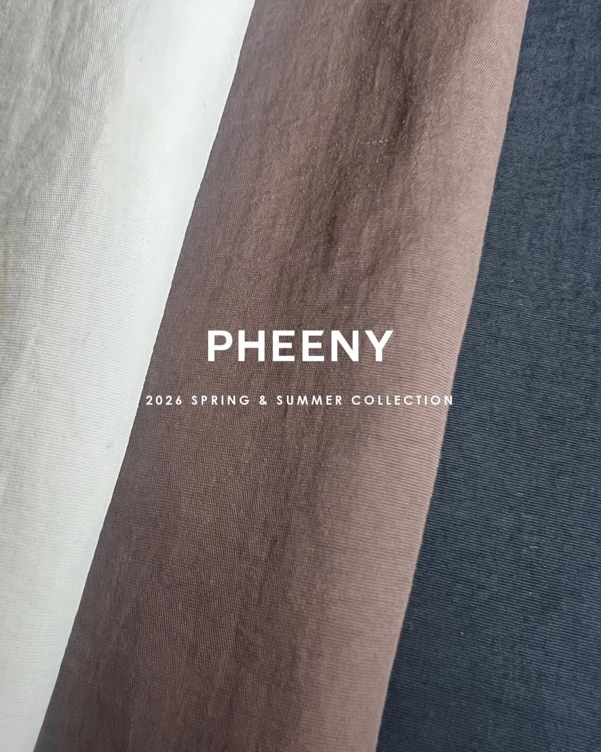 PHEENY / Nylon Taffeta Cap with Scarf (PS26-AC01)