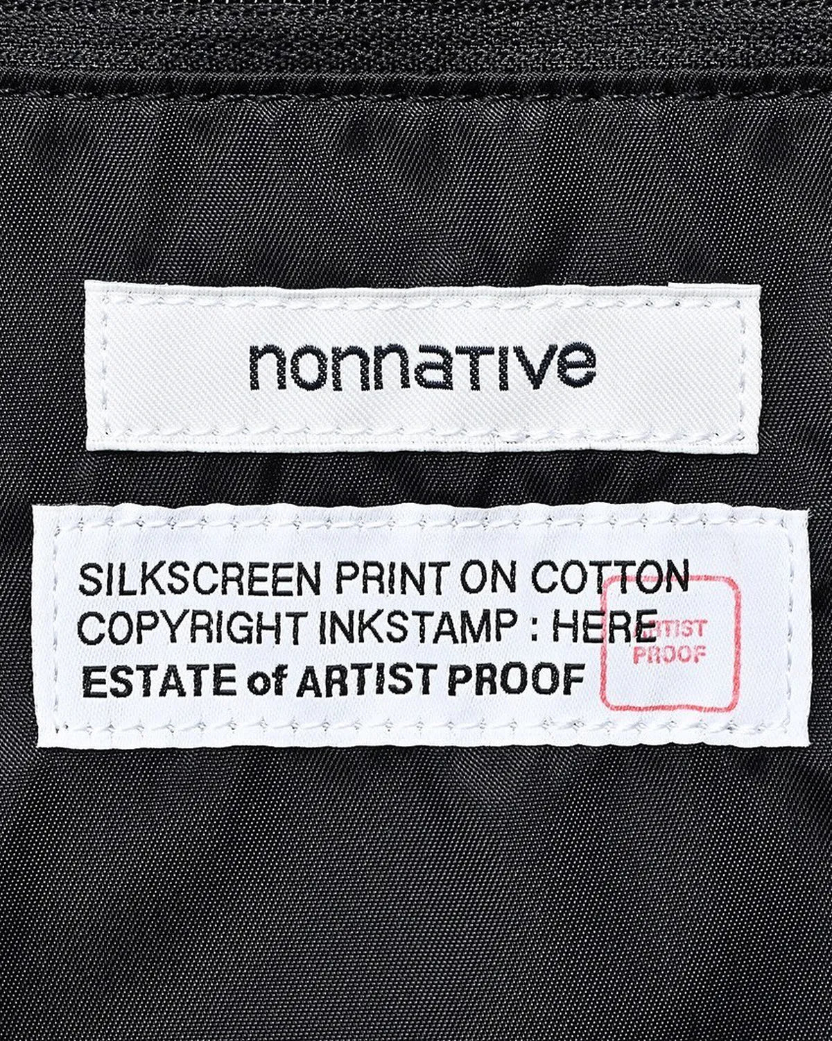 ARTIST PROOF®️ × FRGMT × nonnative RAMIDUS / NOT MIRAGE TOTE BAG -L- (ATPF-003AC)