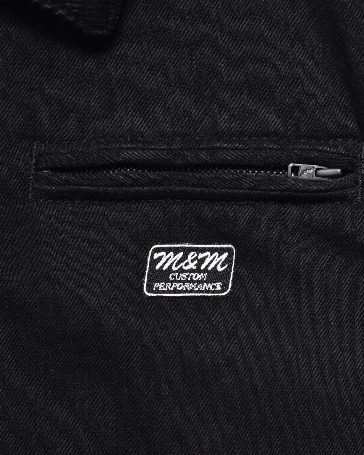 MINEDENIM × M&M / M&M MINEDENIM Black Denim Detroit Jacket (MND-MM81)